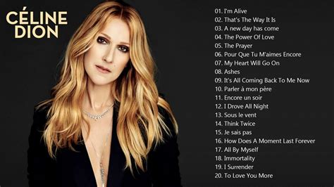 celine fion songs|celine dion greatest hits 2022.